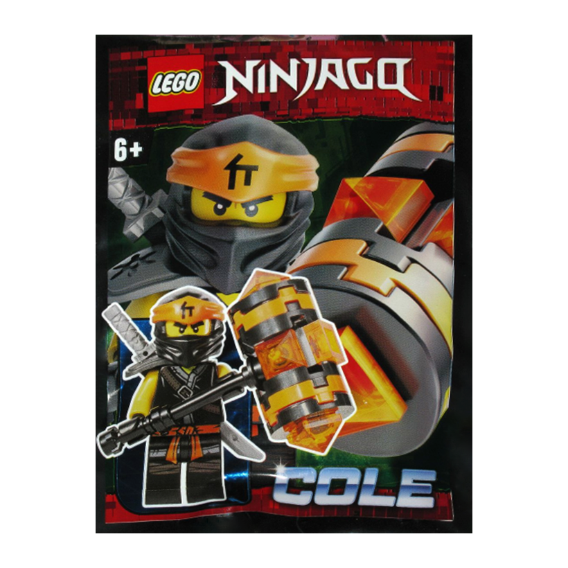 Конструктор Lego Фігурка Cole #7 Secrets of the Forbidden Spinjitzu Foil Pack Ninjago 892062 njo0532 Новий - Retromagaz