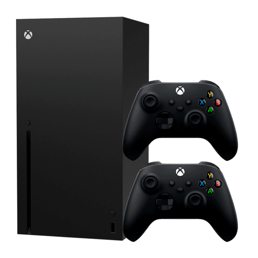 Набор Консоль Microsoft Xbox Series X 1TB Black Б/У  + Геймпад Беспроводной 2шт - Retromagaz
