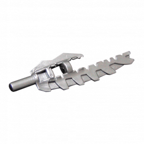 Оружие Lego Serrated Меч 11107 6024040 Flat Silver 4шт Б/У - Retromagaz