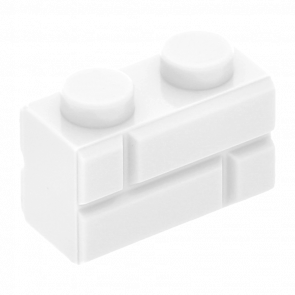 Кубик RMC Модифікована 1 x 2 White 120шт Новий - Retromagaz
