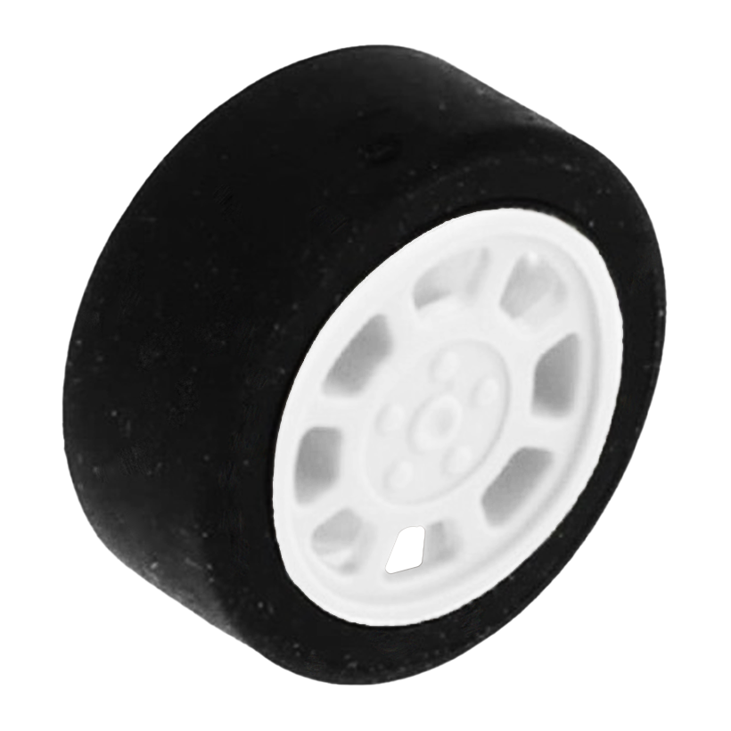 Колесо 10шт Lego Сборное 11mm D. x 6mm 93593c01 6176887 50945 50951 4246901 White Б/У - Retromagaz
