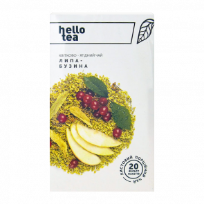 Чай Пакетований Трав'яний Hello Tea Липа-Бузина 40g