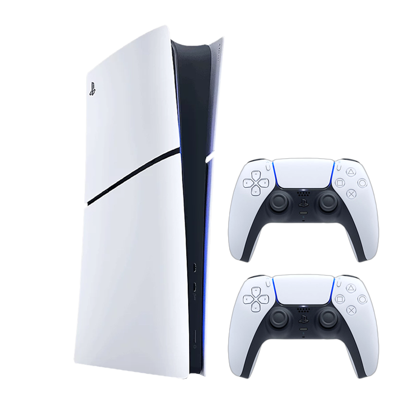 Набор Консоль Sony PlayStation 5 Slim Digital Edition 825GB White Новый  + Геймпад Беспроводной DualSense - Retromagaz