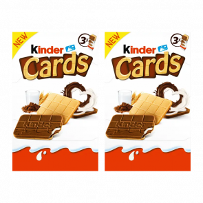 Набір Печиво 2шт Kinder Cards 3 Pieces 77g - Retromagaz