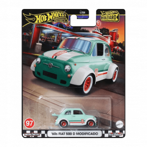 Машинка Premium Hot Wheels '60s Fiat 500 D Modificado Boulevard 1:64 HRT65 Green