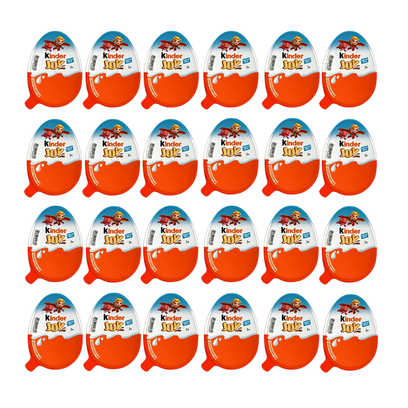 Набір Шоколадне Яйце 24шт Kinder Joy Dragon Adventures Applaydu 20g - Retromagaz