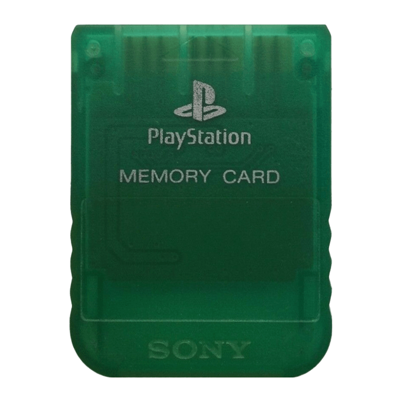 Карта Памяти Sony PlayStation 1 SCPH-1020 1MB Trans-Green Б/У - Retromagaz
