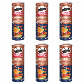 Чипси 6шт Pringles Passport Flavours Moroccan Style Roasted Pepper & Hummus 165g - Retromagaz