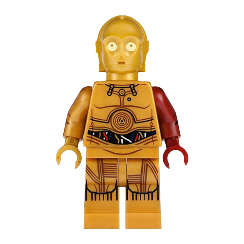 Фигурка Lego Дроид C-3PO Star Wars sw0653 Б/У - Retromagaz