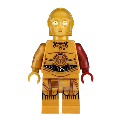 Фигурка Lego Дроид C-3PO Star Wars sw0653 1 Б/У - Retromagaz