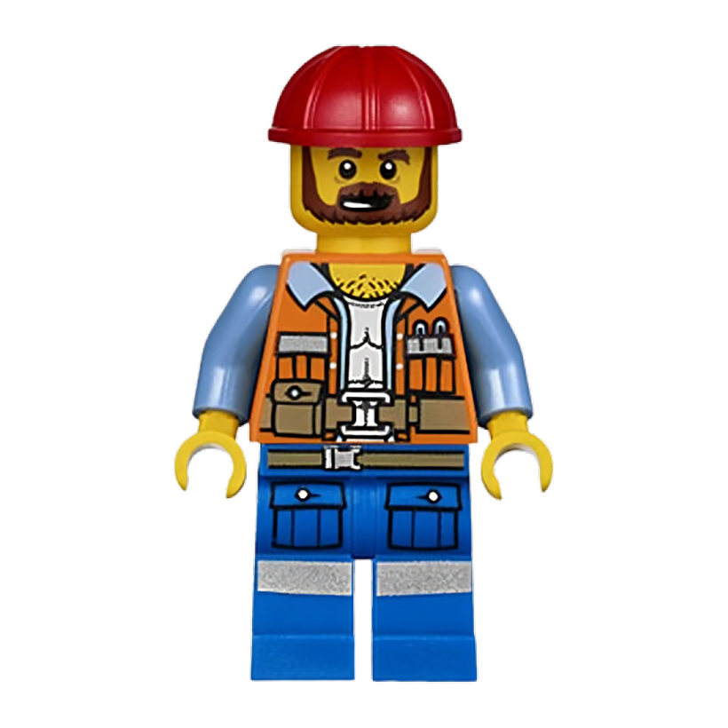 Фігурка Lego The Lego Movie Frank the Foreman Cartoons tlm047 Б/У - Retromagaz