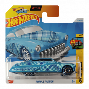 Машинка Базовая Hot Wheels Purple Passion Treasure Hunts Art Cars 1:64 HTF22 Blue