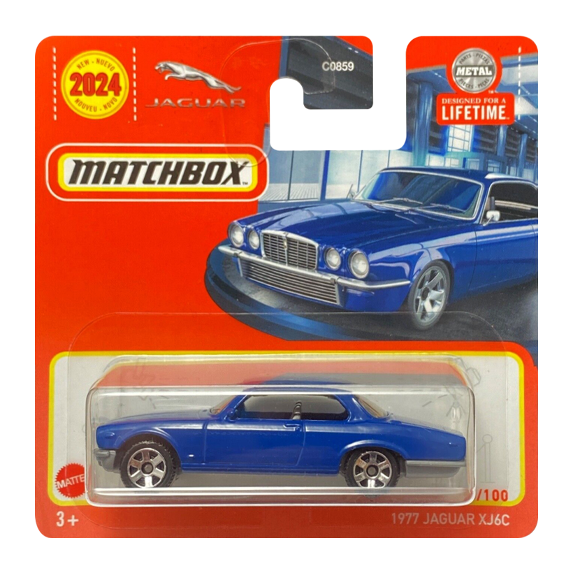 Машинка Большой Город Matchbox 1977 Jaguar XJ6C Showroom 1:64 HVN26 Dark Blue - Retromagaz