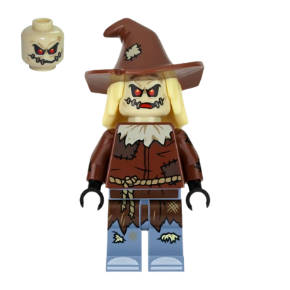 Фігурка Lego DC Scarecrow Reddish Brown Floppy Hat Super Heroes sh0391 Б/У - Retromagaz