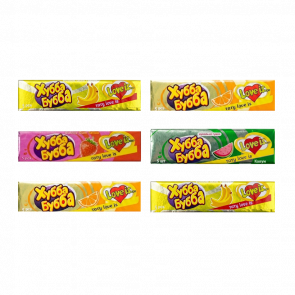 Набір Жувальна Гумка 6шт Love is... х Hubba Bubba Пластинки з Татуюванням 17g - Retromagaz