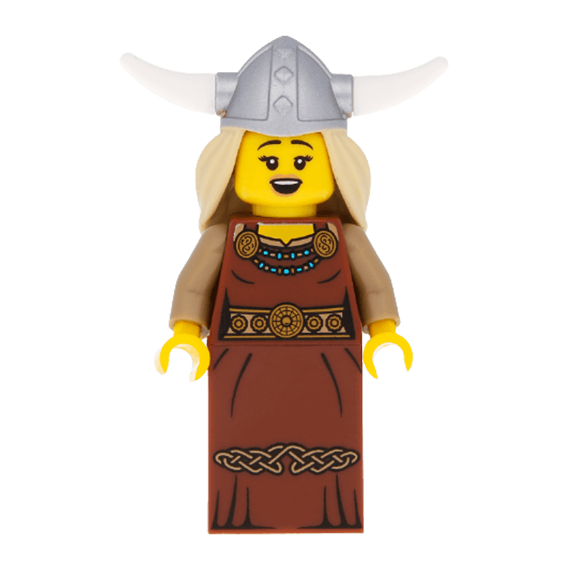 Фигурка Lego Series 7 Viking Woman Collectible Minifigures col07-13 col109 Б/У - Retromagaz