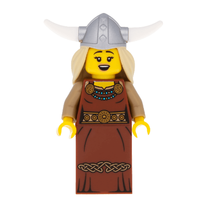 Фигурка Lego Collectible Minifigures Series 7 Viking Woman col109 1шт Б/У Хороший - Retromagaz