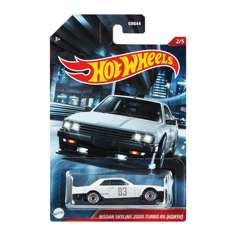 Тематична Машинка Hot Wheels Nissan Skyline 2000 Turbo RS (KDR30) Cult Racers 1:64 GRP19 White - Retromagaz