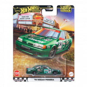 Машинка Premium Hot Wheels '94 Nissan Primera Boulevard 1:64 JBL31 Green Машинка Premium Hot Wheels '94 Nissan Primera Boulevard 1:64 JBL31 Green - Retromagaz