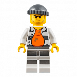 Фигурка Lego Police 973pb2163 Prisoner 18675 City cty0643 Б/У - Retromagaz
