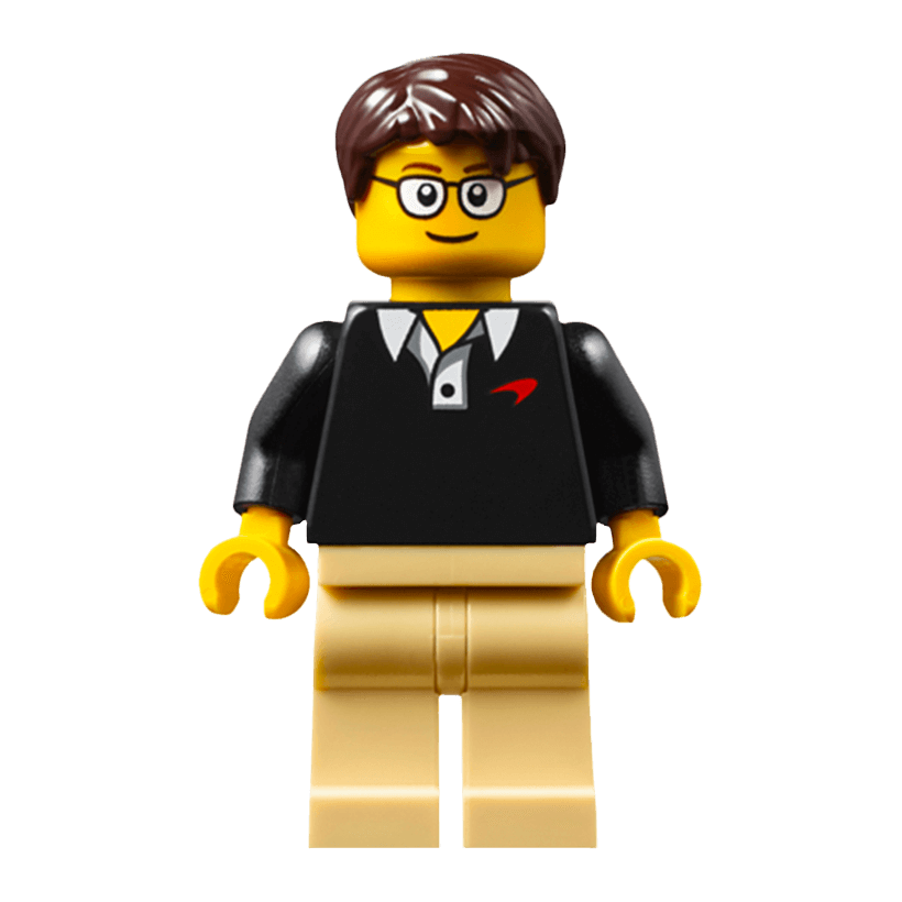 Фигурка Lego Speed Champions McLaren Designer Driver Другое sc052 Б/У - Retromagaz
