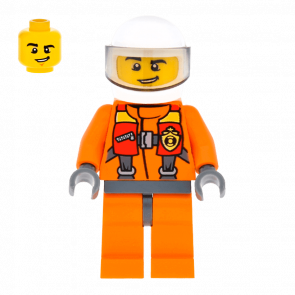 Фігурка Lego City Coast Guard 973pb1437 Helicopter Pilot Harness cty0411 Б/У - Retromagaz