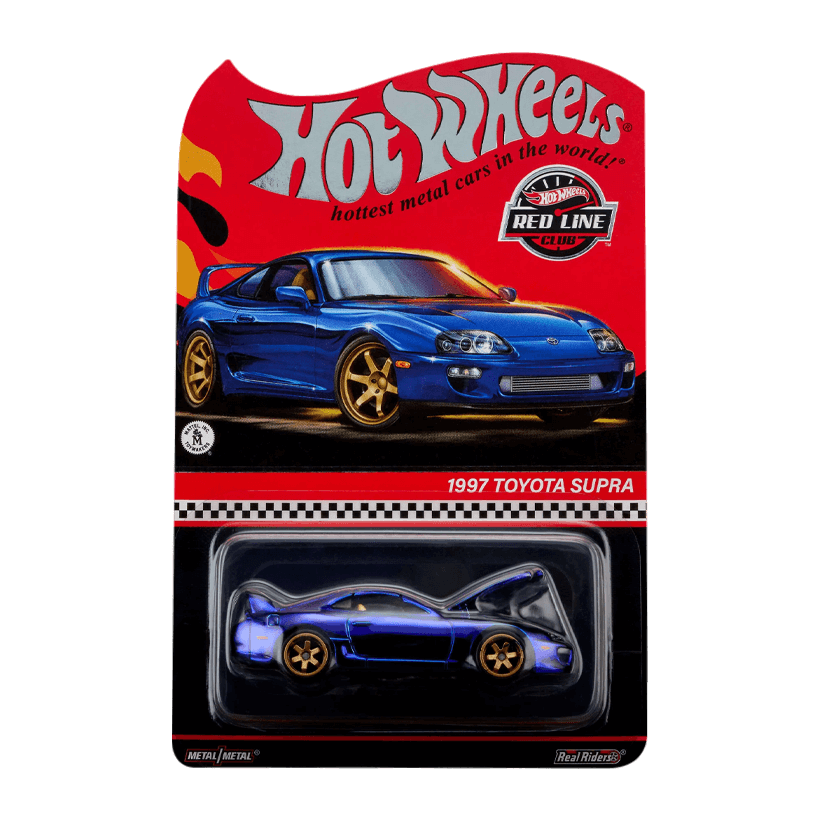 Машинка Premium Hot Wheels 1997 Toyota Supra Red Line Club RLC 1:64 HWF07 Blue - Retromagaz