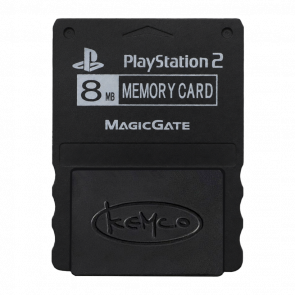 Карта Памяти Kemco PlayStation 2 KMC10J MagicGate Kemco KMC10J 8MB Black Б/У - Retromagaz