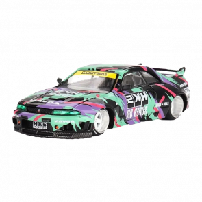 Машинка Premium Kaido House x MiNI GT Nissan Skyline GT-R (R33) HKS V1 1:64 KHMG129 Black - Retromagaz