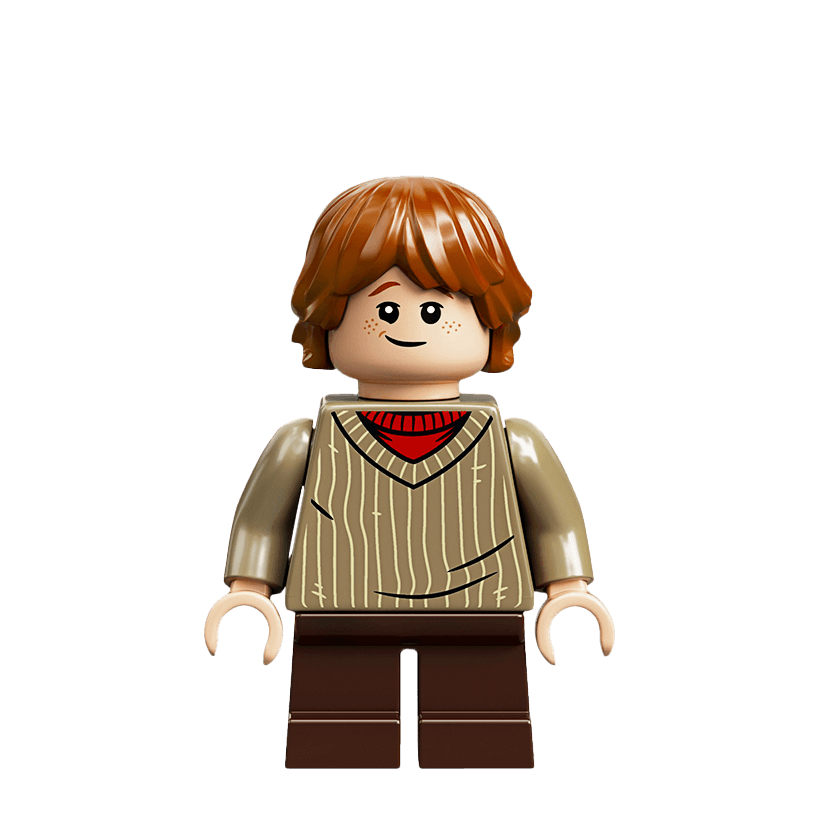 Фігурка Lego Harry Potter Ron Weasley Films hp142 1 Б/У - Retromagaz