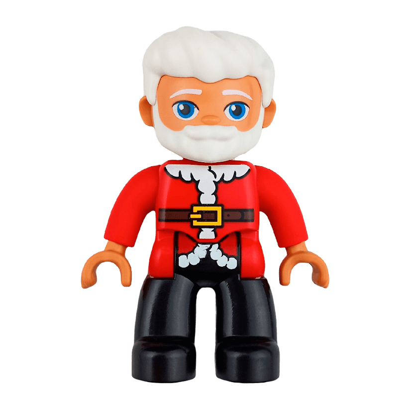 Фігурка Lego Boy Santa Black Legs Red Top Duplo 47394pb228 Б/У - Retromagaz