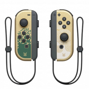 Контролери Бездротовий Nintendo Switch Joy-Con Zelda Tears of The Kingdom Edition Gold Green Новий - Retromagaz