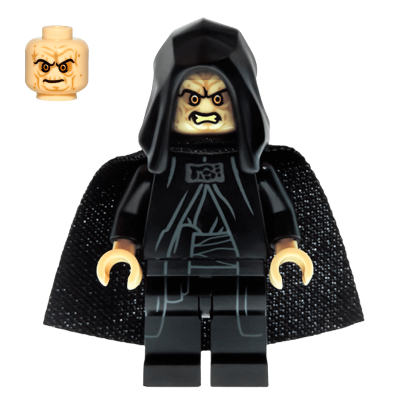 Фігурка Lego Emperor Palpatine Hood Basic Star Wars Джедай sw1107 1 Новий - Retromagaz