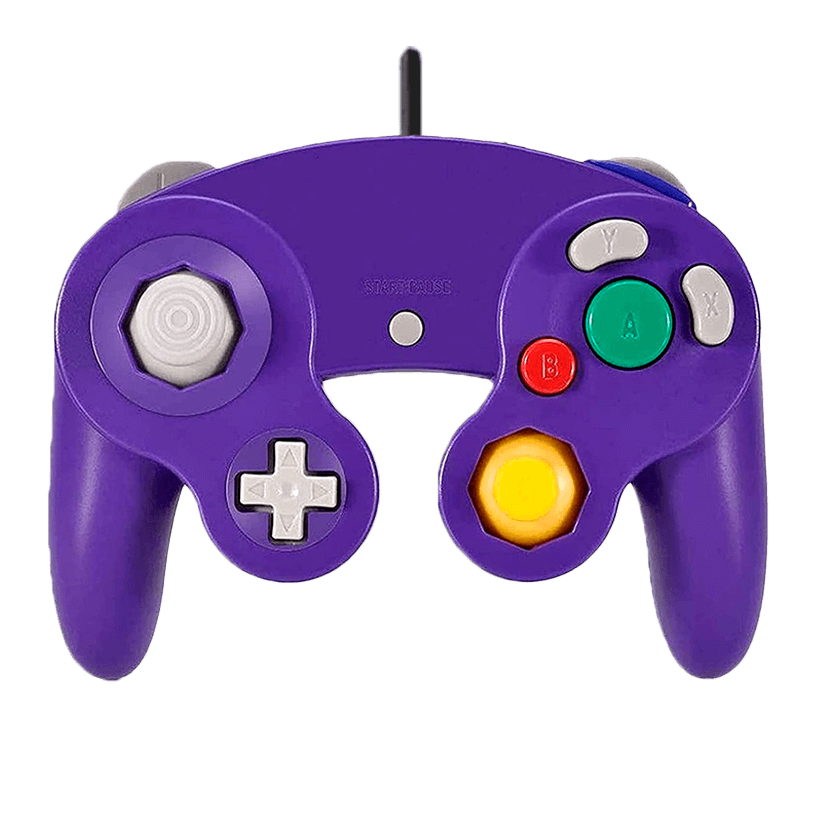 Геймпад Дротовий RMC GameCube Purple 1.7m Новий - Retromagaz