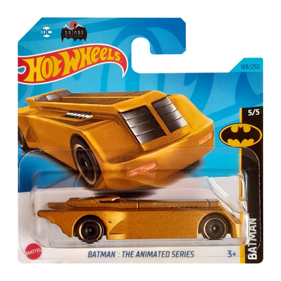 Машинка Базовая Hot Wheels Batman: The Animated Series Batmobile Batman 1:64 HKJ76 Gold - Retromagaz