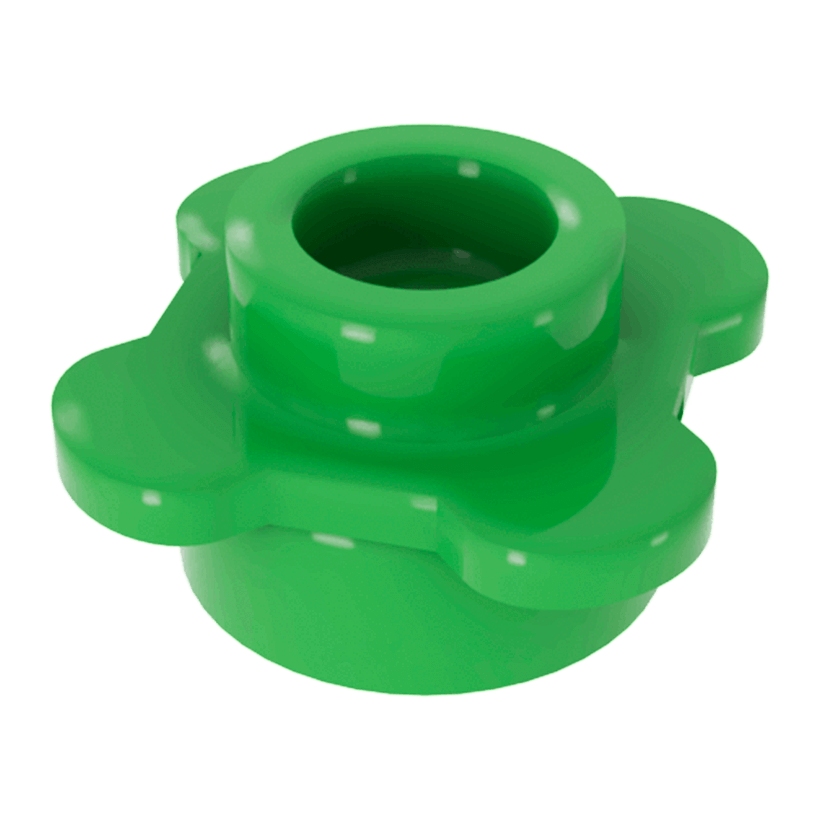 Рослина 50шт Lego Квітка 1 x 1 33291 28573 4619599 6170300 Bright Green Б/У - Retromagaz
