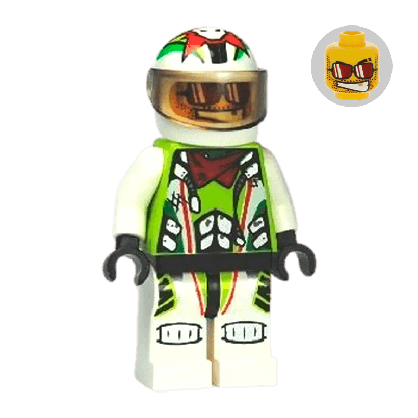 Фигурка Lego World Racers Team X-treme Daredevil 3 Другое wr021 Б/У - Retromagaz