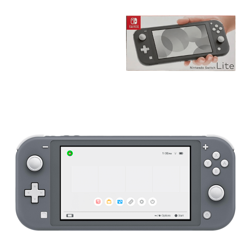 Набор Консоль Nintendo Switch Lite 32GB Grey Б/У  + Коробка - Retromagaz