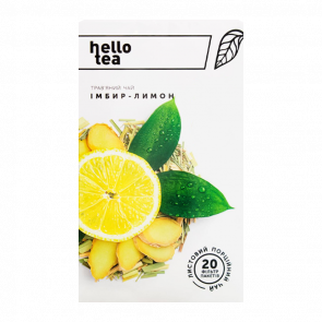 Чай Пакетированный Травяной Hello Tea Имбирь Лимон 40g - Retromagaz