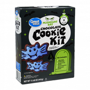 Набір Great Value Для Печива Halloween Midnight Bat Chocolate Cookie Kit 445g 1шт Новий Набір Great Value Для Печива Halloween Midnight Bat Chocolate Cookie Kit 445g 1шт Новий - Retromagaz