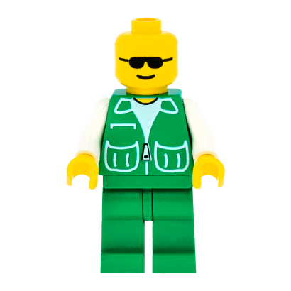 Фігурка Lego City People 973p73 Jacket Green with 2 Large Pockets game002 Б/У Нормальний - Retromagaz