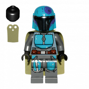 Фігурка Lego Інше Mandalorian Tribe Warrior Male Olive Green Cape Star Wars sw1080 Б/У