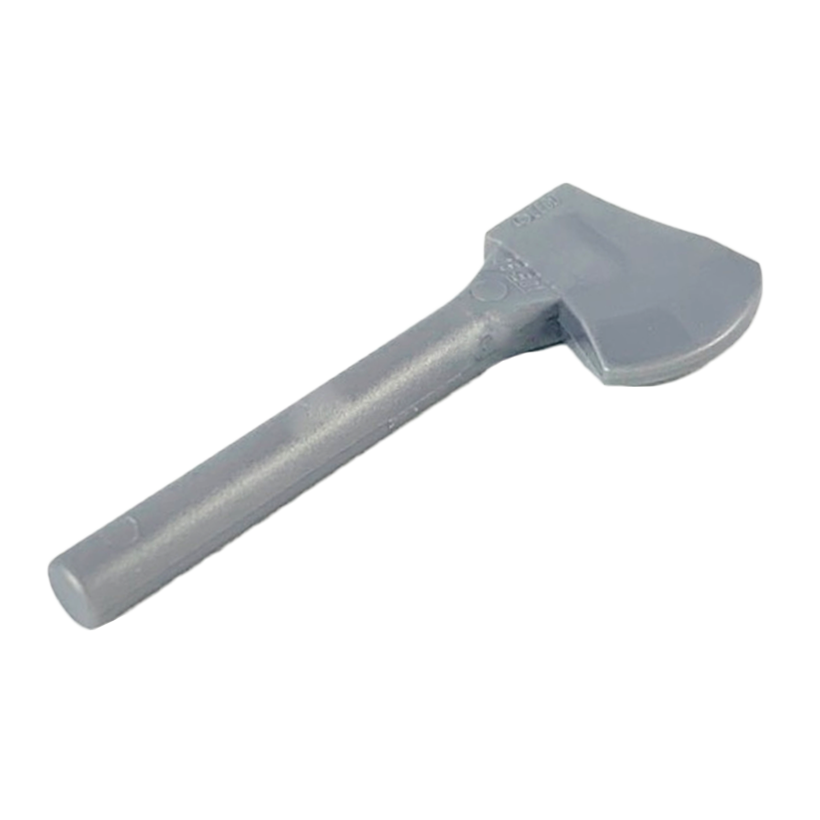 Зброя Lego Сокира Large Head 95330 6204655 Flat Silver Б/У - Retromagaz