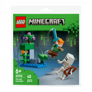 Конструктор Lego Фігурка The Lush Cave Fight Minecraft 30705 min017 Новий