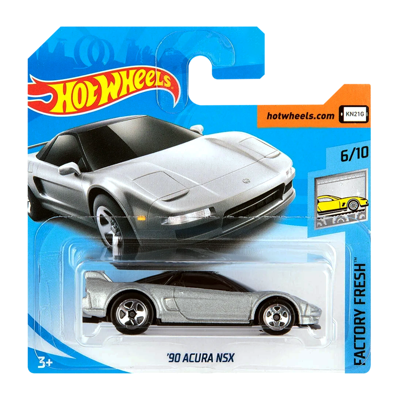 Машинка Базова Hot Wheels '90 Acura NSX Factory Fresh 1:64 FJW10 Silver - Retromagaz