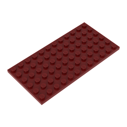 Пластина Lego Звичайна 6 x 12 3028 4248805 4585600 6212076 Dark Red 4шт Б/У - Retromagaz