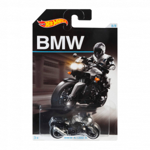 Тематична Машинка Hot Wheels BMW K 1300 R BMW 1:64 DJM85 Black - Retromagaz