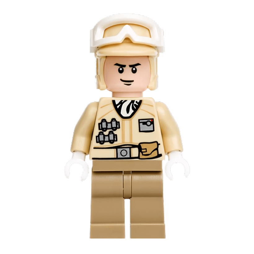 Фігурка Lego Повстанець Hoth Trooper Black Chin Dimple Star Wars sw0291 2 Б/У - Retromagaz