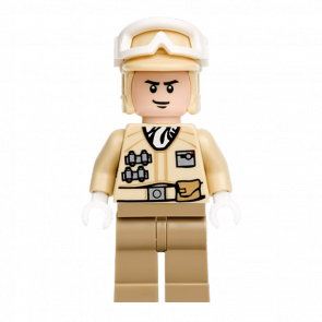 Фігурка Lego Повстанець Hoth Trooper Black Chin Dimple Star Wars sw0291 2 Б/У