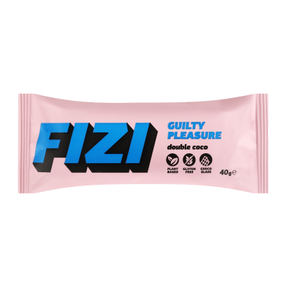 Батончик Fizi Шоколадний Guilty Pleasure Double Coco 40g - Retromagaz